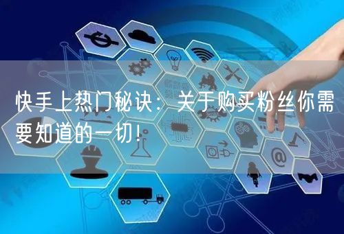 快手上热门秘诀:关于购买粉丝你需要知道的一切!