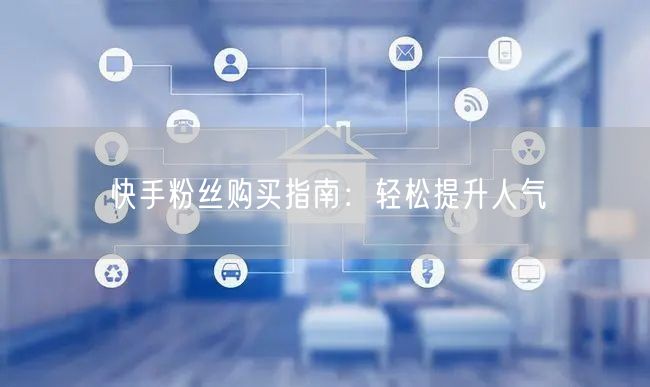 快手粉丝购买指南:轻松提升人气
