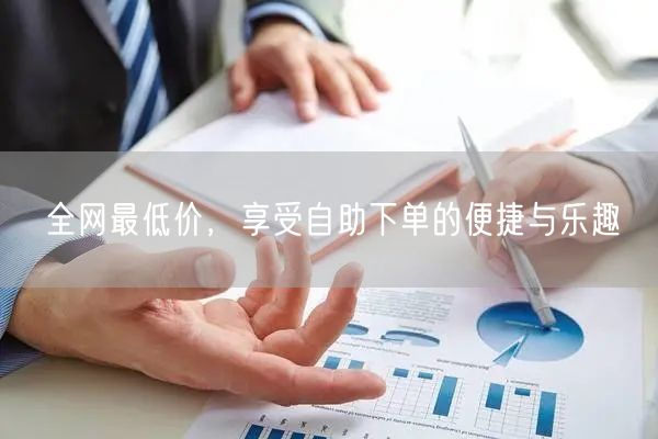 全网最低价,享受自助下单的便捷与乐趣